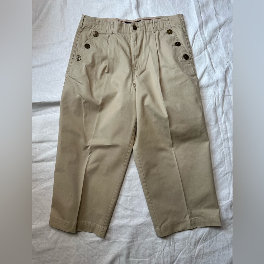 Tommy Hilfiger Tan sailor cropped Pants